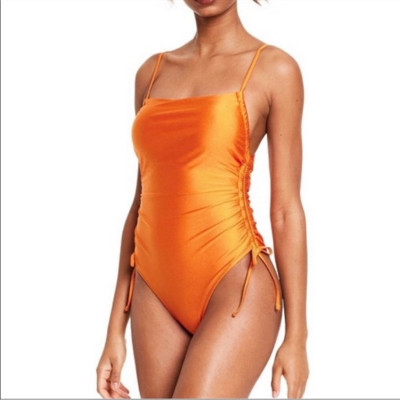 Fe Noel Radiant Orange Swimsuit - Picture 1 of 6